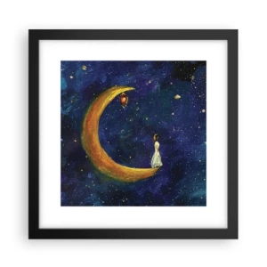 Poster in cornice nera - Il richiamo del mondo - 30x30 cm