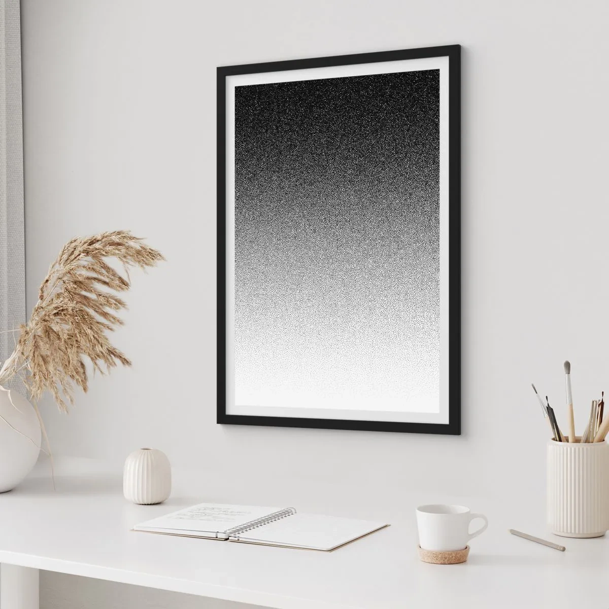 Poster in cornice nera - Verso la luce - 70x100 cm