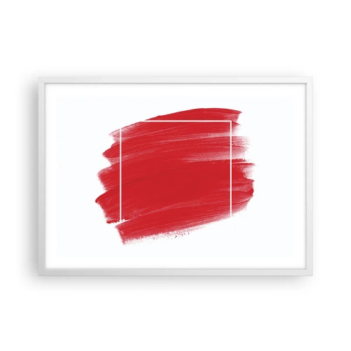 Poster in cornice bianca - Fuori dagli schemi - 70x50 cm