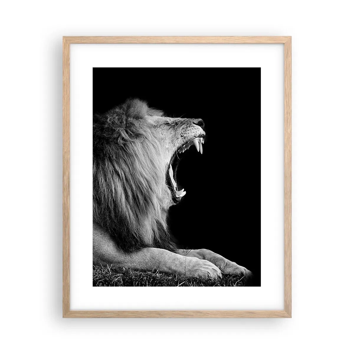 Poster in cornice rovere chiaro - Senza alcun dubbio - 40x50 cm