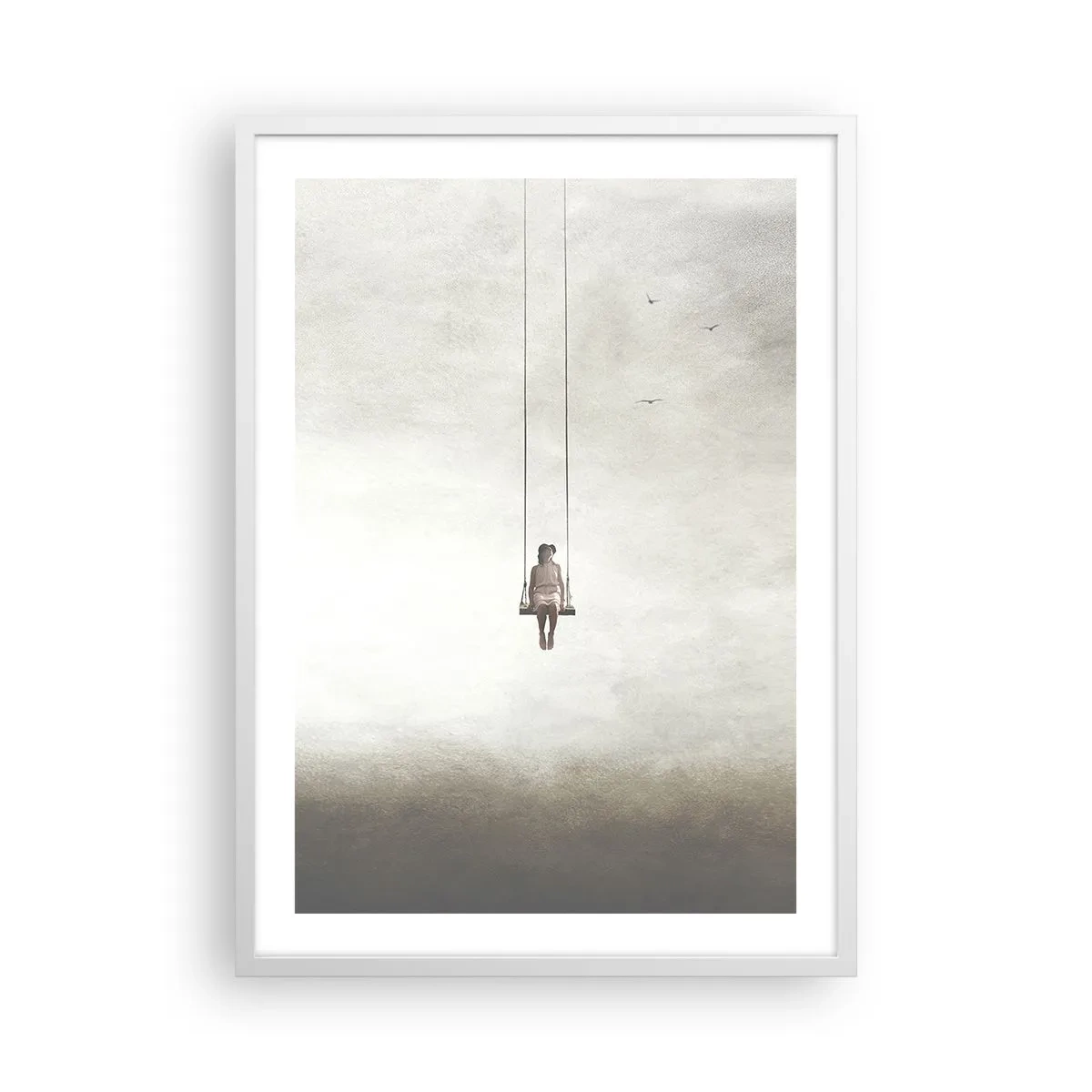 Poster in cornice bianca - Il bambino che è in noi - 50x70 cm