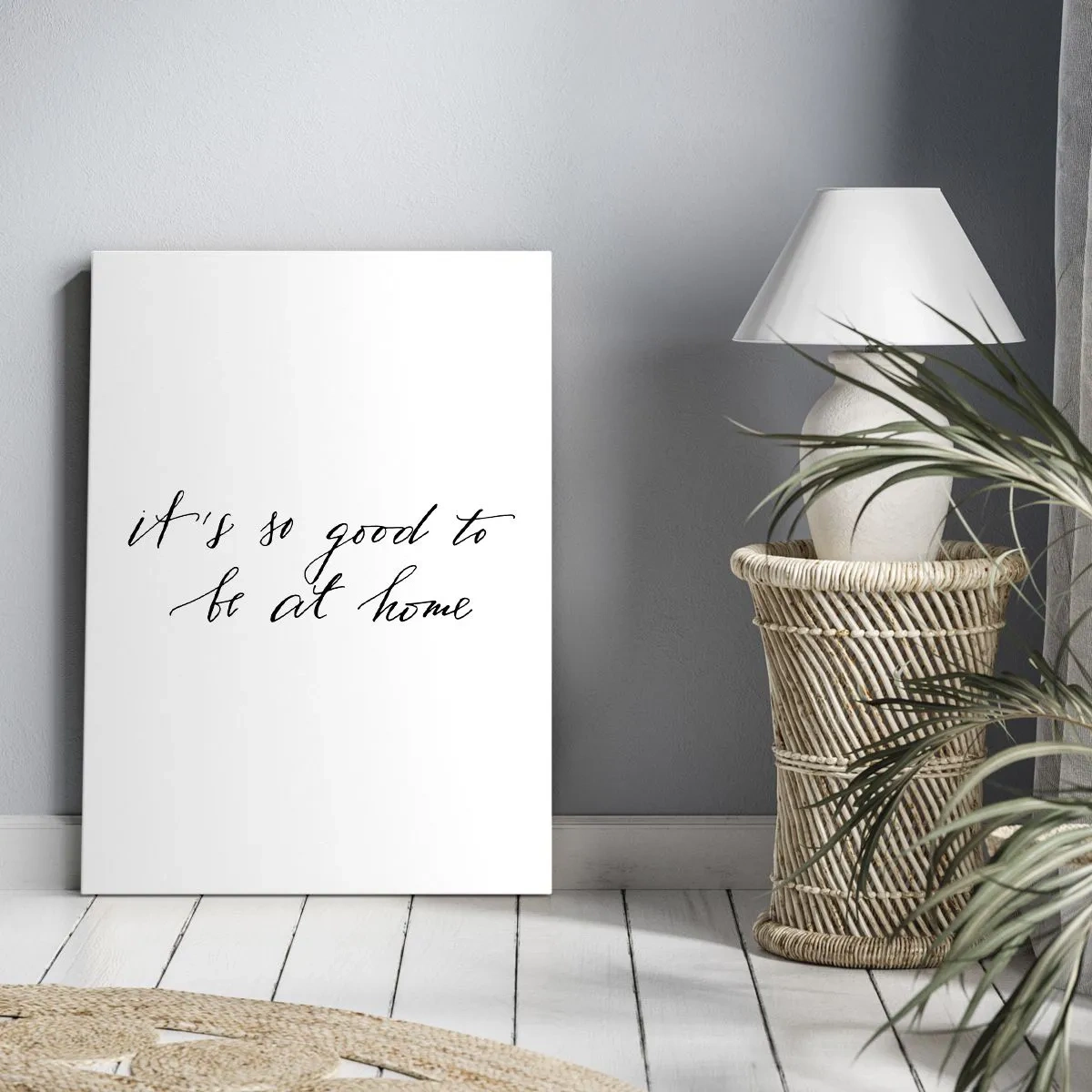Quadro su tela - Stampe su Tela - Lettering in stile calligrafico su sfondo bianco - 50x70cm - Tutta la verità - Decorazione murale moderna per soggiorno e camera da letto ARTTOR