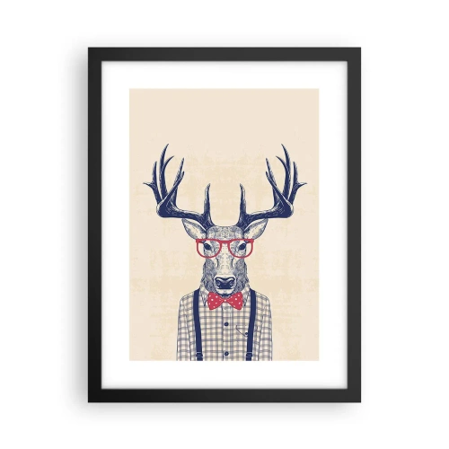 Poster in cornice nera - Divertente stravaganza - 30x40 cm