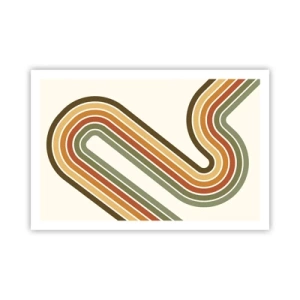 Poster - Zig zag fino alla meta - 91x61 cm