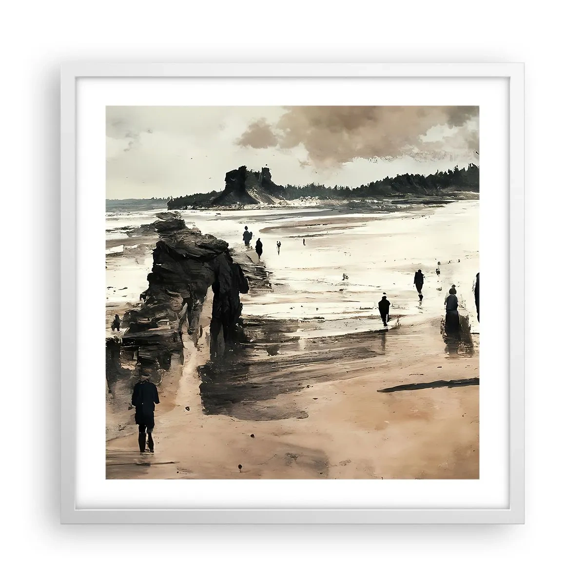 Poster in cornice bianca - Convocati - 50x50 cm