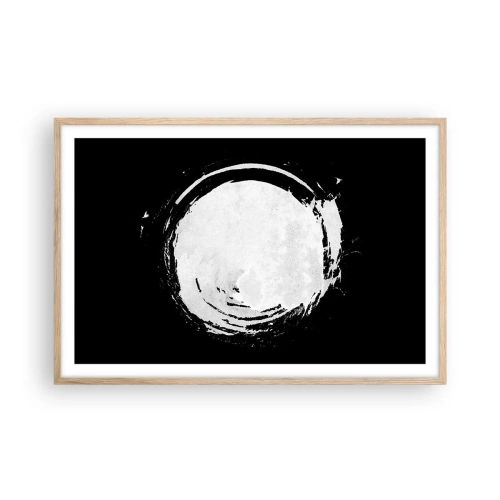 Poster in cornice rovere chiaro - Una buona soluzione - 91x61 cm