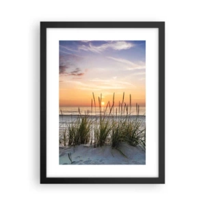 Poster in cornice nera - Guarda, pensa, senti - 30x40 cm