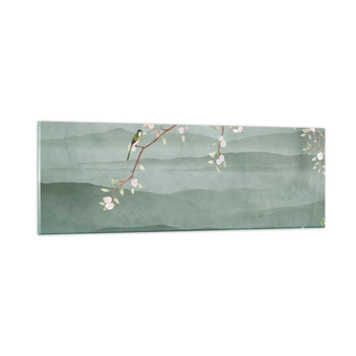 Quadro su vetro - Eccoti primavera - 90x30 cm