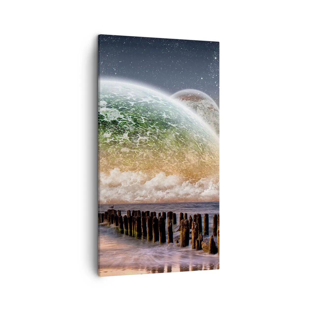 Quadro su tela - Stampe su Tela - E il mondo emerse dalle acque - 45x80 cm