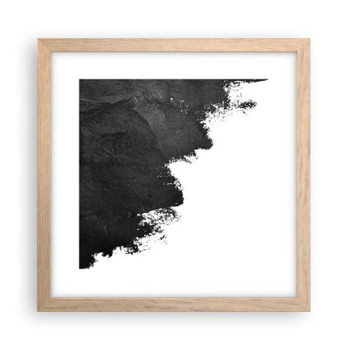 Poster in cornice rovere chiaro - Gli elementi: la terra - 30x30 cm