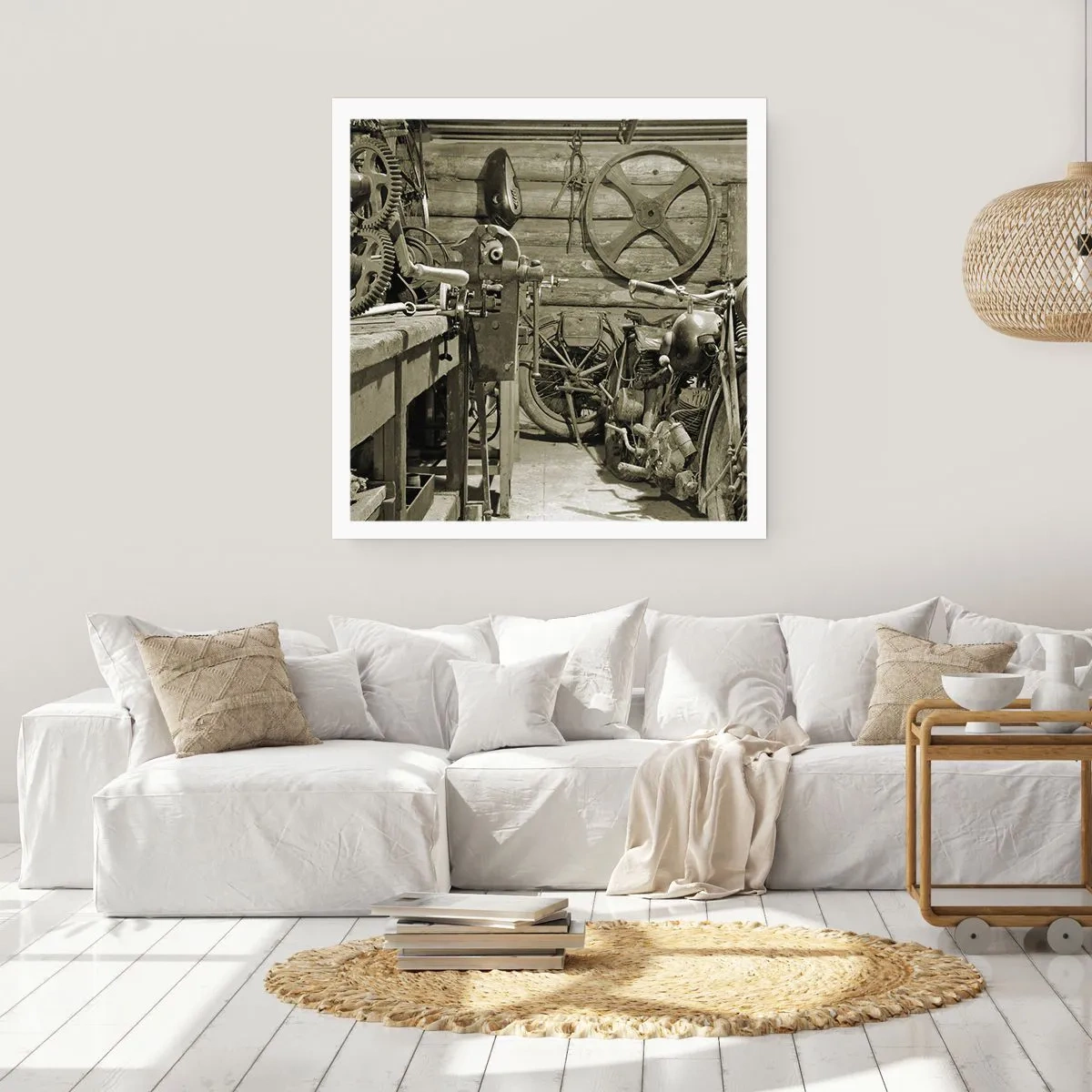 Poster - Nel capanno di zio Alfredo - 60x60 cm