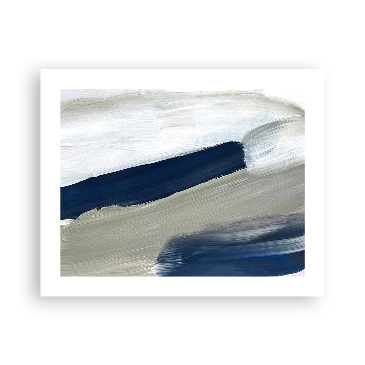 Poster - Incontro con il bianco - 50x40 cm