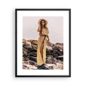 Poster in cornice nera - La magia delle pietre - 40x50 cm