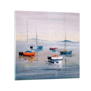 Quadro su vetro - Meritato riposo - 60x60 cm