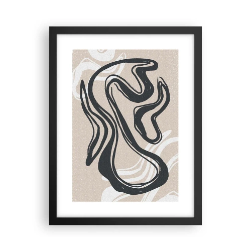 Poster in cornice nera - Espressione moltiplicata - 30x40 cm