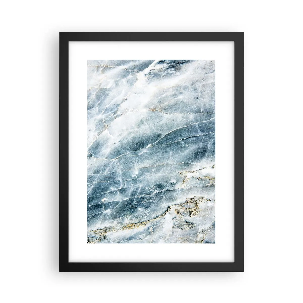 Poster in cornice nera - Mondo di ghiaccio - 30x40 cm