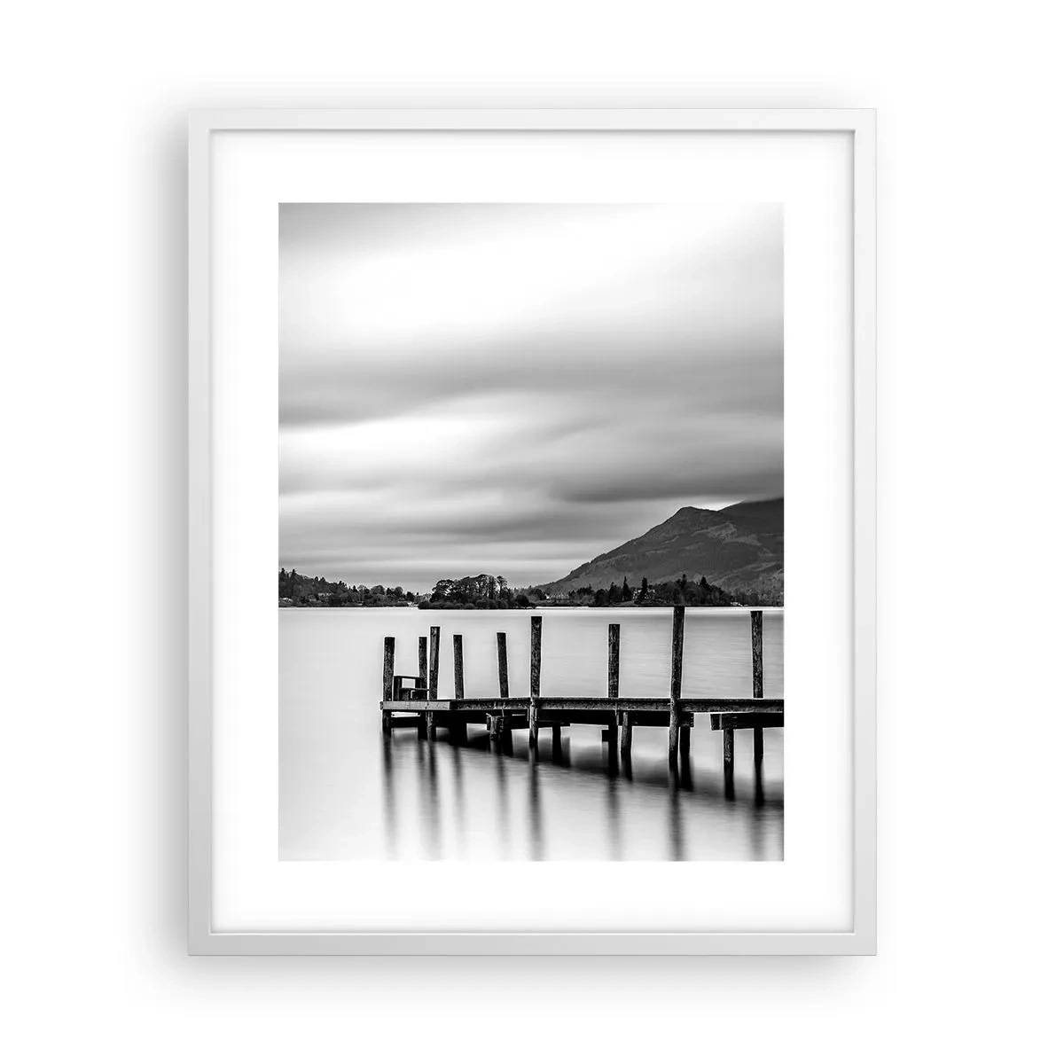Poster in cornice bianca - Mitezza e forza - 40x50 cm
