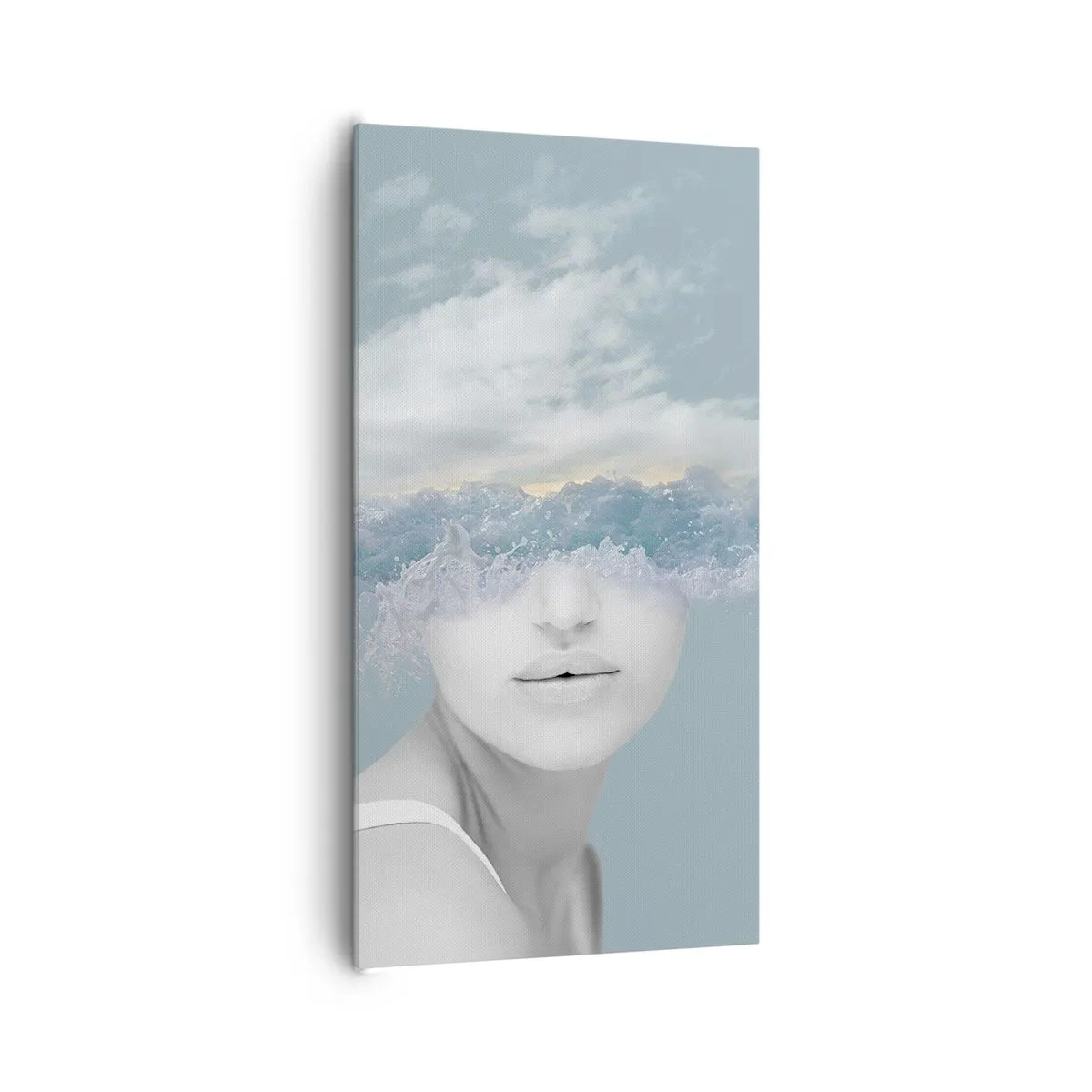Quadro su tela - Stampe su Tela - Con la testa tra le nuvole - 65x120 cm