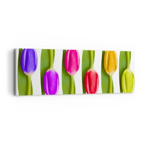 Quadro su tela - Stampe su Tela - Composizione arcobaleno - 90x30 cm