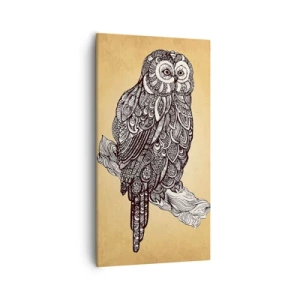 Quadro su tela - Stampe su Tela - Delicati ghirigori di saggezza - 55x100 cm