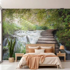 Fotomurali Premium Sand - Acqua per niente tranquilla - Paesaggio, Croazia, Natura - 150x105 cm