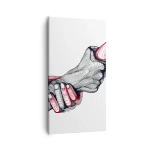 Quadro su tela - Stampe su Tela - Sei in buone mani - 55x100 cm