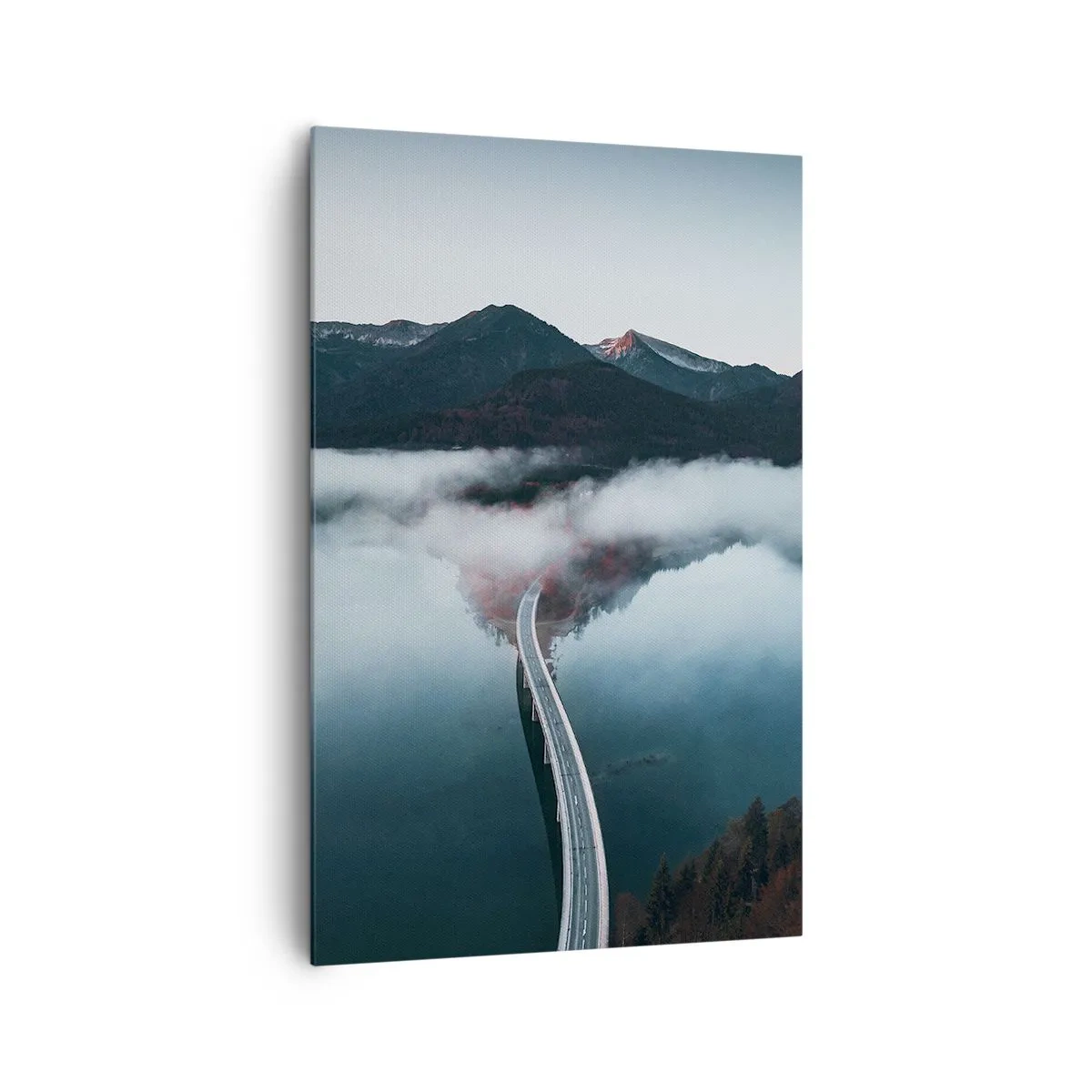 Quadro su tela - Stampe su Tela - Sull'acqua liscia come uno specchio - 80x120 cm