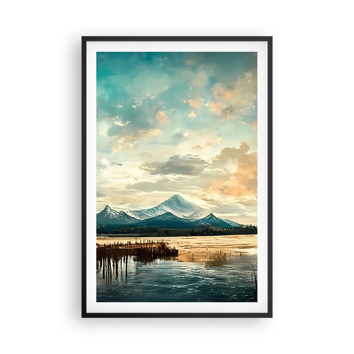 Poster in cornice nera - Sotto la protezione del cielo - 61x91 cm