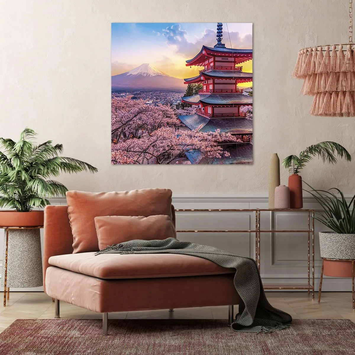 Quadro su tela - Stampe su Tela - L'essenza dell'anima giapponese - 40x40 cm