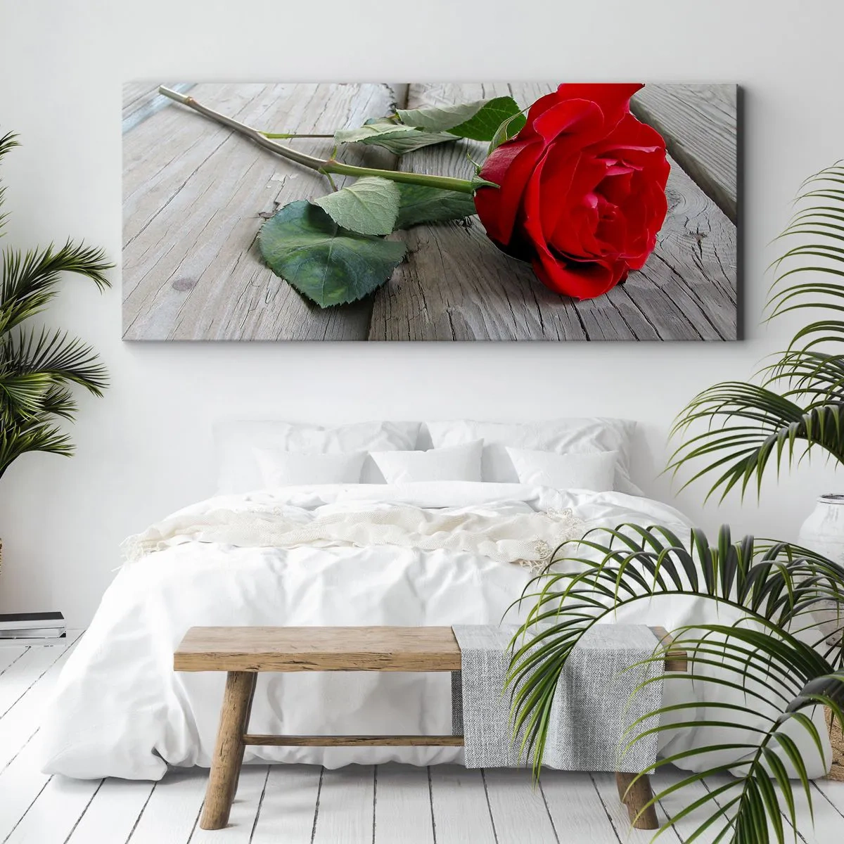 Quadro su tela - Stampe su Tela - Studio in scarlatto - 100x40 cm