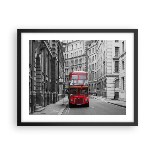Poster in cornice nera - Il quotidiano non deve essere grigio - 50x40 cm
