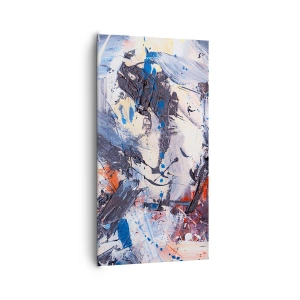 Quadro su tela - Stampe su Tela - La danza folle dell'astrazione - 65x120 cm