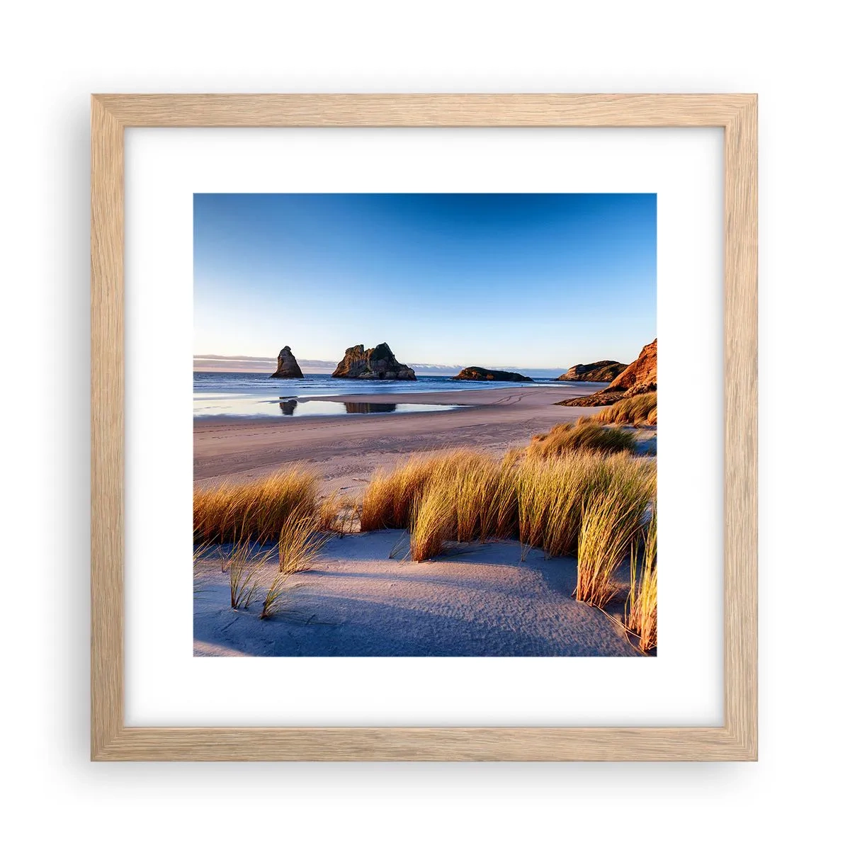 Poster in cornice rovere chiaro - Per i cercatori di pace - 30x30 cm