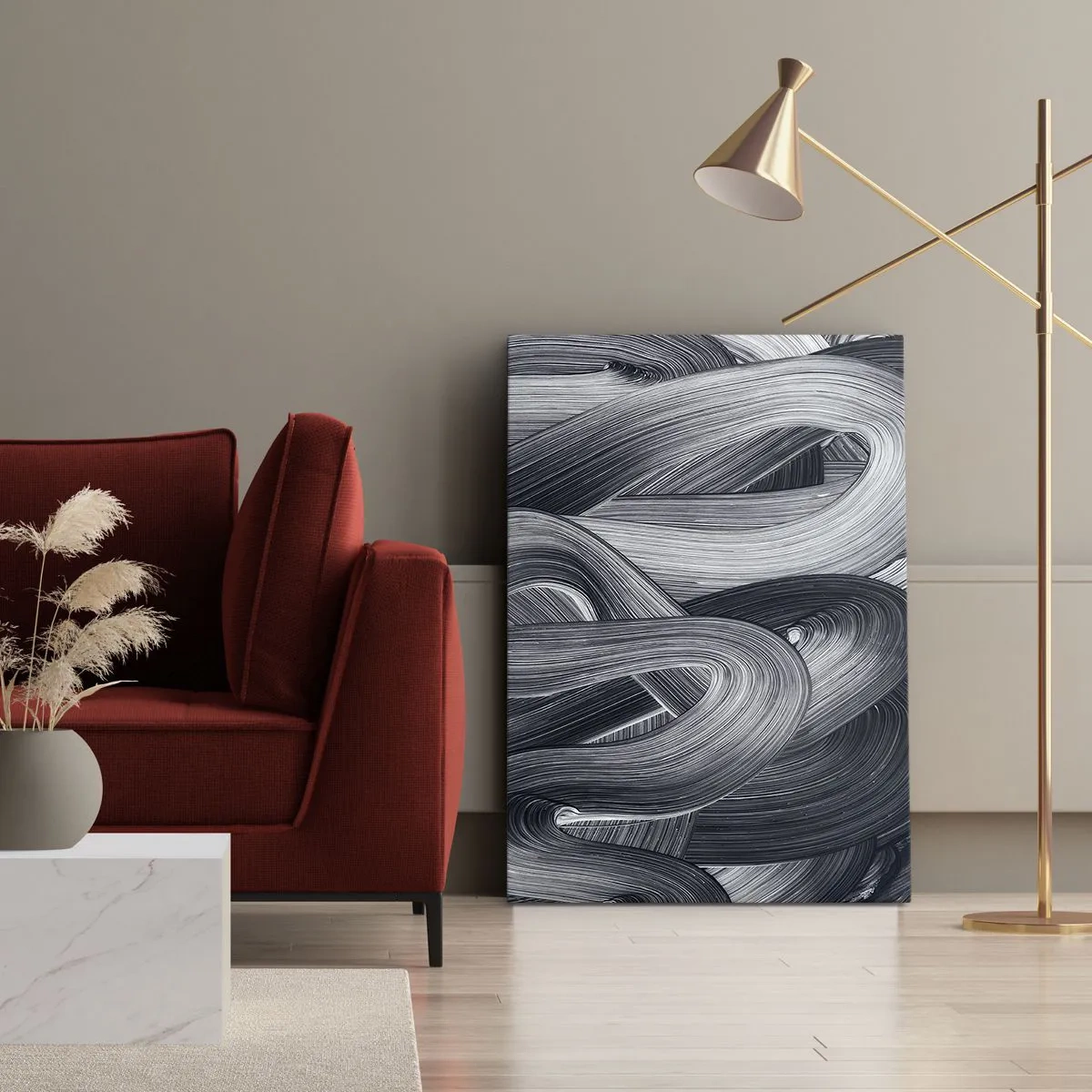 Quadro su tela - Stampe su Tela - La fluidità della realtà - 55x100 cm