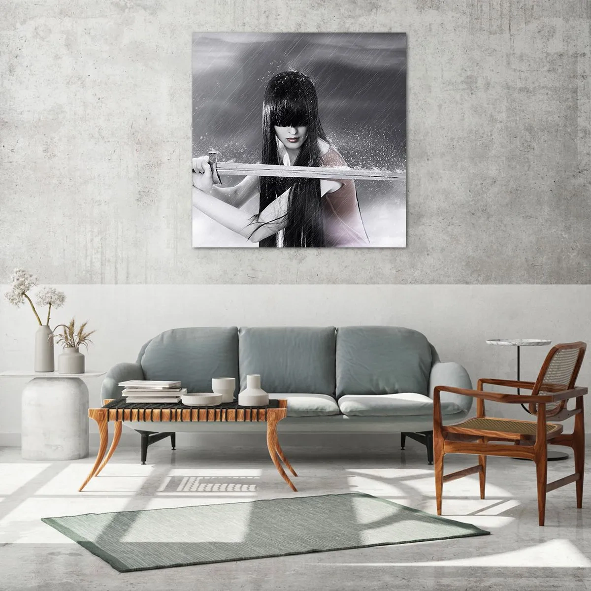 Quadro su vetro - Bella e pericolosa - 60x60 cm