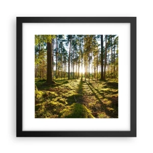 Poster in cornice nera - …dopo sette foreste - 30x30 cm