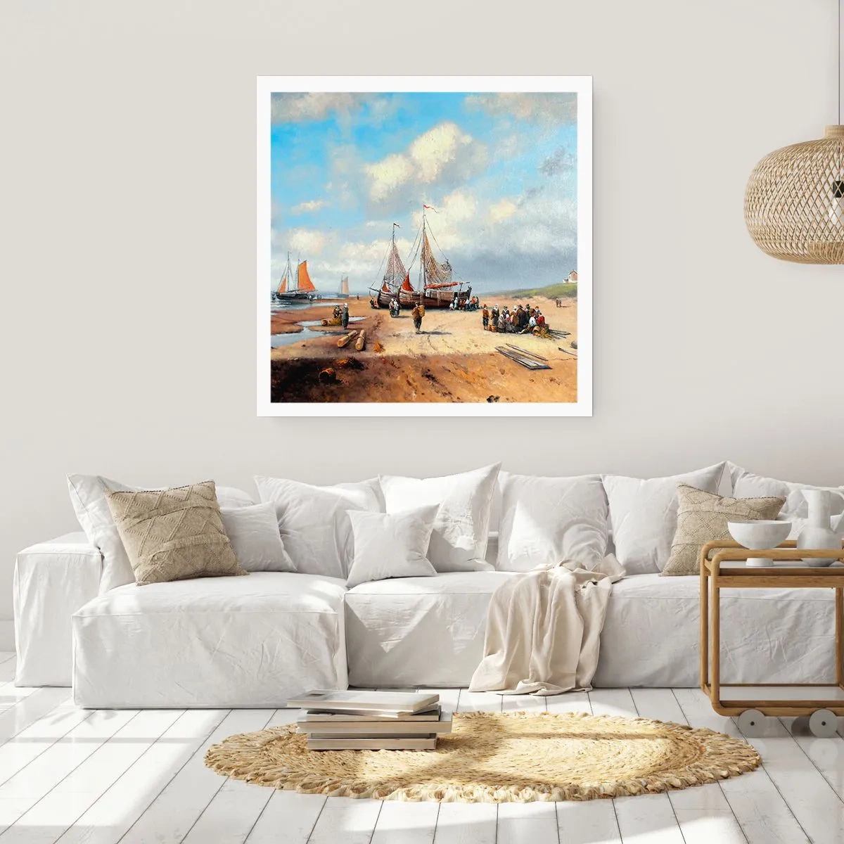 Poster - Dopo una buona pesca - 30x30 cm