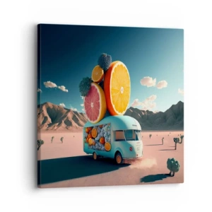 Quadro su tela - Stampe su Tela - Il sapore delle vacanze - 30x30 cm