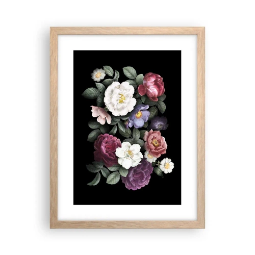 Poster in cornice rovere chiaro - Dal giardino inglese - 30x40 cm