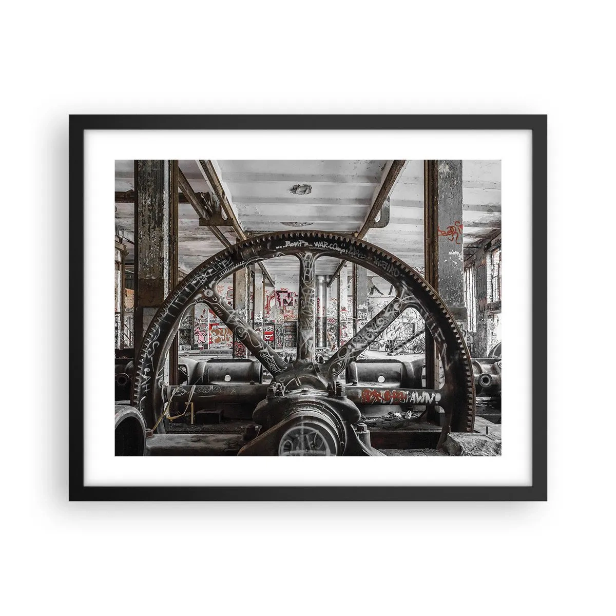 Poster in cornice nera - La vita segreta della fabbrica - 50x40 cm