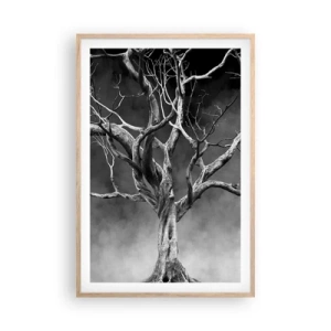 Poster in cornice rovere chiaro - Primordiale e sacro - 61x91 cm