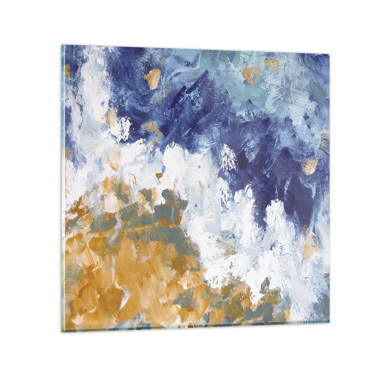 Quadro su vetro - La danza degli elementi - 50x50 cm