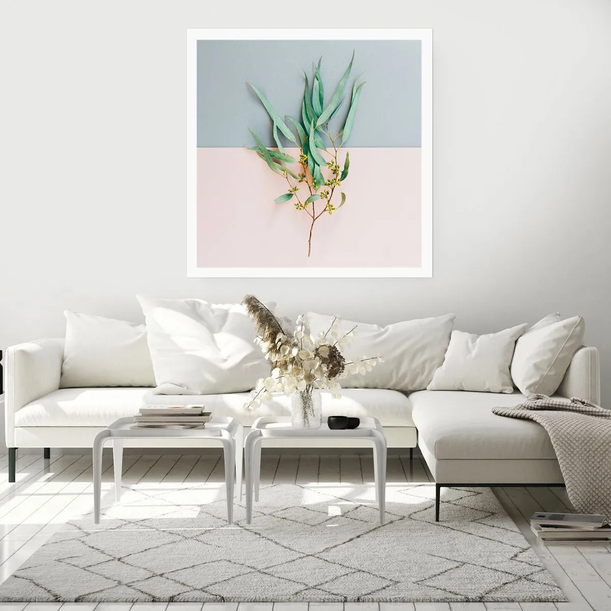 Poster - Delicatezza pastello - 40x40 cm