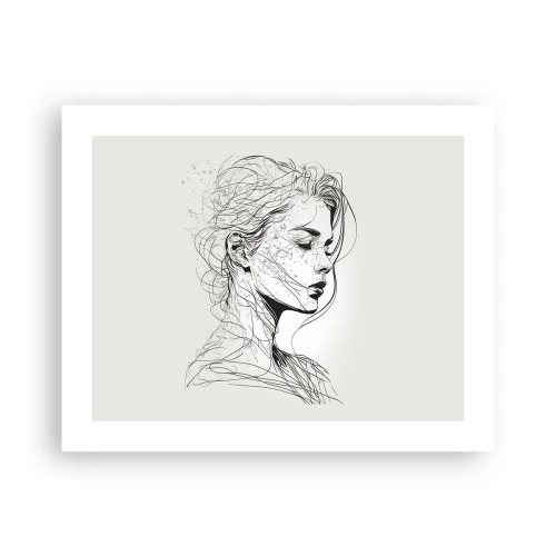 Poster - Ritratto pensieroso - 50x40 cm