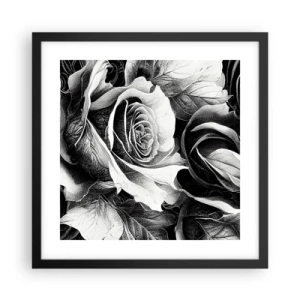 Poster in cornice nera - Sempre regina - 40x40 cm