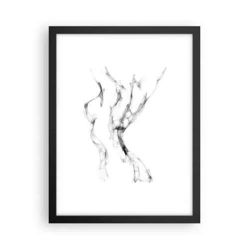 Poster in cornice nera - Bella e forte - 30x40 cm