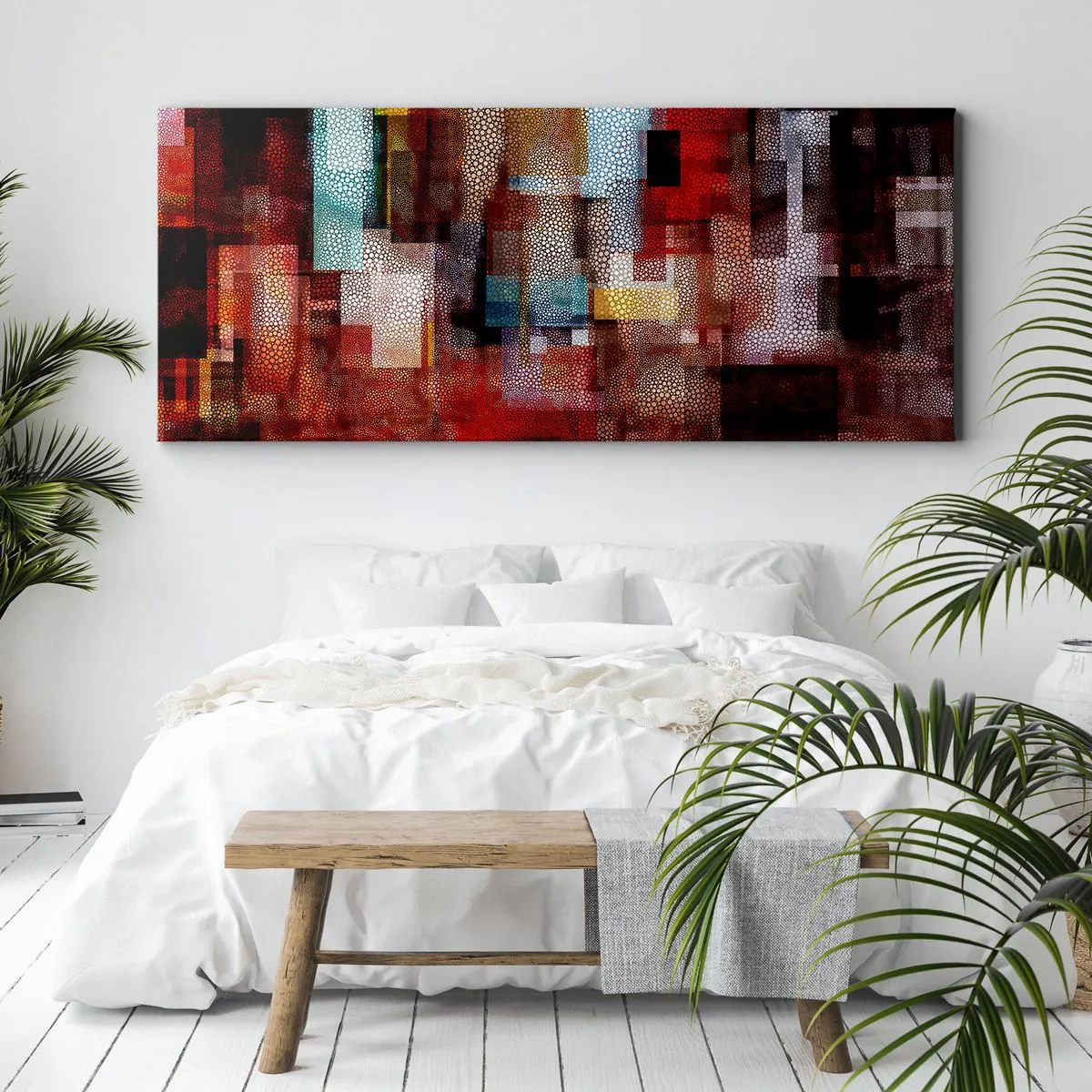 Quadro su tela - Stampe su Tela - Confusione aggrovigliata - 100x40 cm