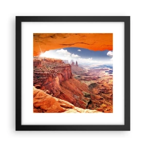 Poster in cornice nera - Scolpiti dalla natura - 30x30 cm