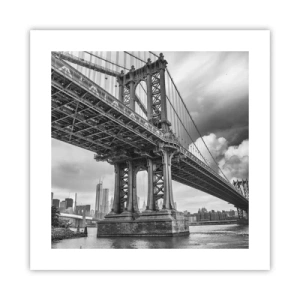 Poster - Verso il cuore della città - 40x40 cm