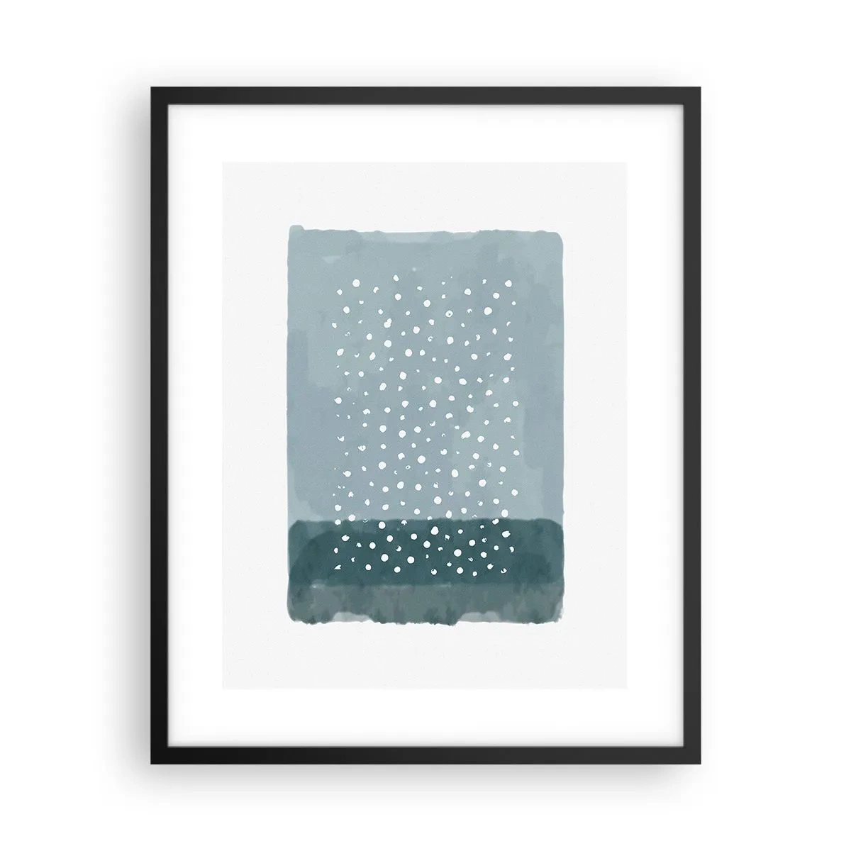 Poster in cornice nera - Spuntate nel blu - 40x50 cm